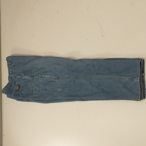 Vintage Osh Kosh B Gosh Carpenter Denim Blue Jeans Women's 29/32 w Measurements - Picture 13 of 15